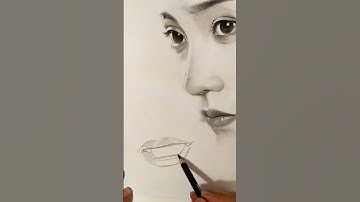 How to draw from mobile | Mobile se tilted face kaise draw karein|How to draw an eye/eyes easy step