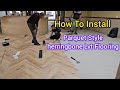 Learn Fitting Lvt Herringbone Parquet Wood Effec Flooring #Herringbone #Parquet #Flooring #Diy