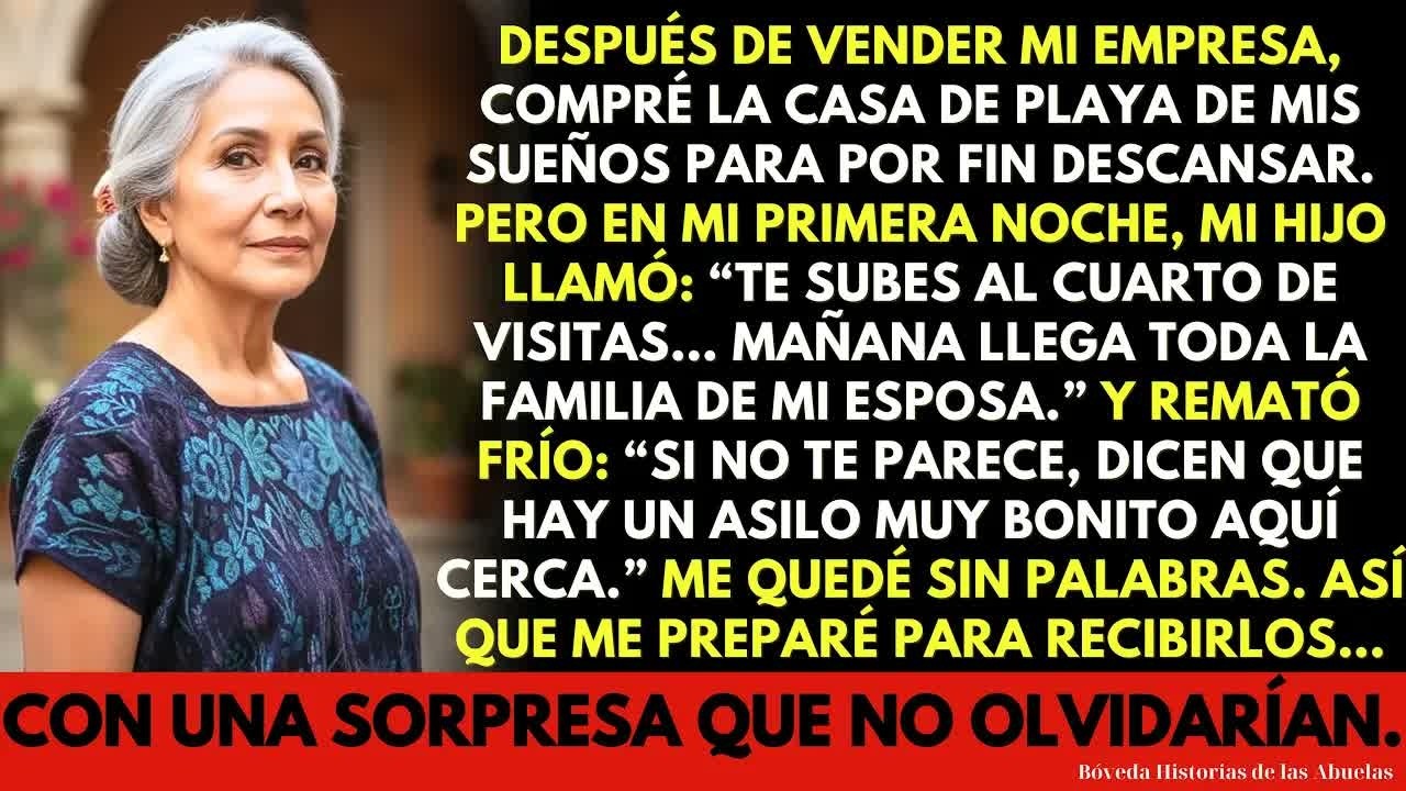 Compré una Casa de Playa Para Retirarme, Mi Hijo Llegó con Toda su Familia… Y Los Sorprendí