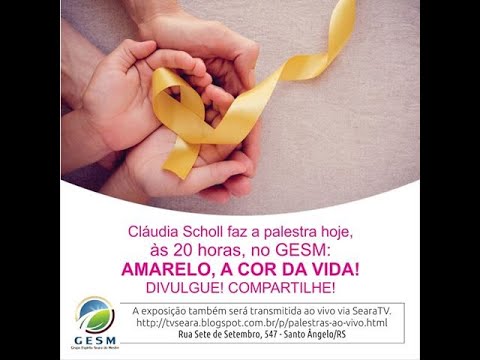 13/09/2019 - AMARELO, A COR DA VIDA! - Cláudia Scholl