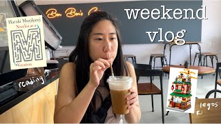 weekend vlog: reading Murakami, building legos, relaxing