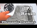 Resin 3d printing  ultrasonic cleaning with ipa