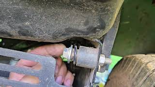 John deere x350 traction belt tensioner pulley quick tips