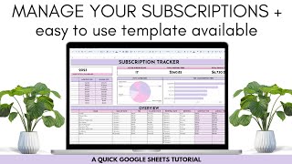 Create a Subscription Tracker with Me + Template