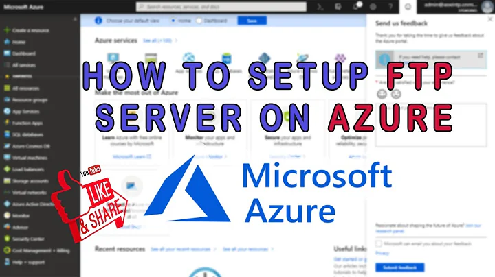 HOW TO Setup FTP Server in Microsoft Azure with Virtual Machines VM