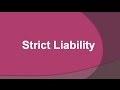 What is Strict Liability? Kerrigan Estess Rankin McLeod & Thompson - 850-444-4444