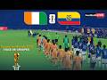 CÔTE D'IVOIRE vs ÉQUATEUR - Coupe du Monde de la FIFA 2026 | Match complet | Simulation PES