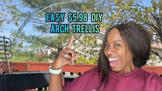 $5.98 DIY Arch Trellis + CSA Haul from TallawahFarms