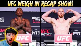 UFC Seattle Adesanya vs Pyfer Predictions & Betting Breakdown | Weigh In Recap Show