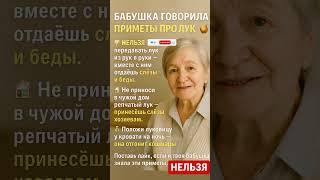 БАБУШКА ГОВОРИЛА — ПРИМЕТЫ ПРО ЛУК 🧅