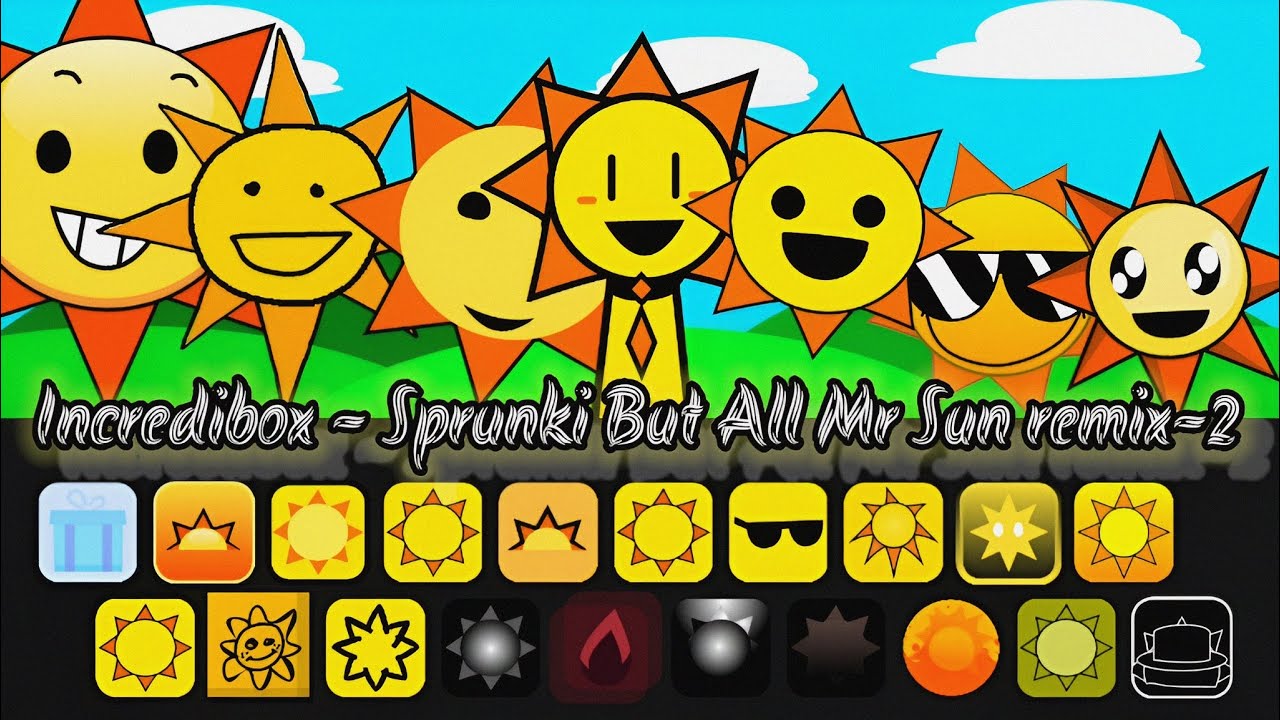 Incredibox - Sprunki But All Mr Sun remix-2 Latest And Trending Everyone is Mr Sun But Different Mod