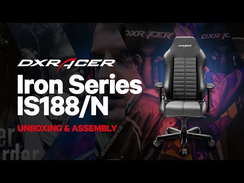 DXRacer Gaming Chair - Iron Series IS188 Black