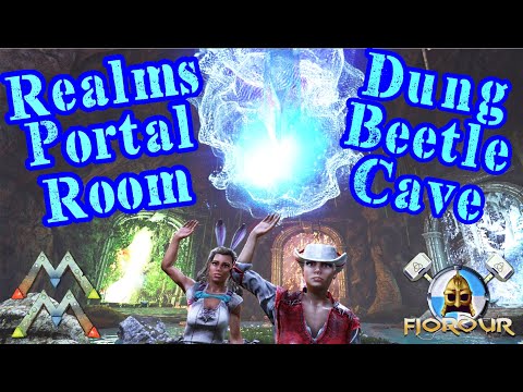 Realms Jotunheim & Vanaheim Portals - Beetle Cave - Ark Survival Evolved