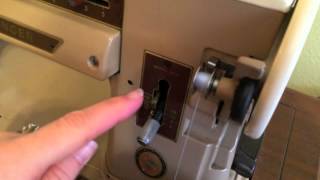 How-To: Singer Slant-O-Matic 401 Sewing Machine (Winding the bobbin)