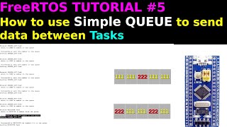 freertos tutorial 5 || simple queue || stm32 || no cmsis || cubeide