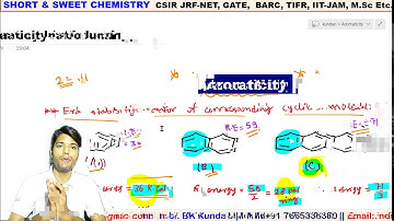 L-01 Aromaticity Introcuction # CSIR-NET GATE IIT-JAM SET BARC TIFR MSc BSc