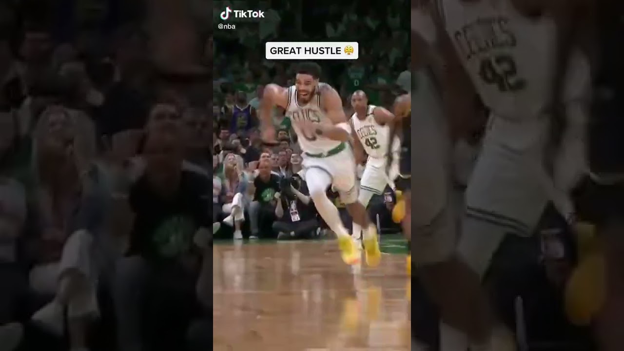 Jayson Tatum Runs 100 MPH For This Hustle Play🔥