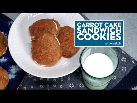 Carrot Cake Sandwich Cookies | Cooking Light