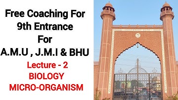 Microorganisms Lecture 02| class 8 science | Amu 9 entrance  | A.M.U, JAMIA & B.H.U #studyhacker