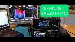 YAESU FT-710 - ICOM IC-705 Comparison -49.1 EFHW - LW 20 DX -MW0SAW antenna