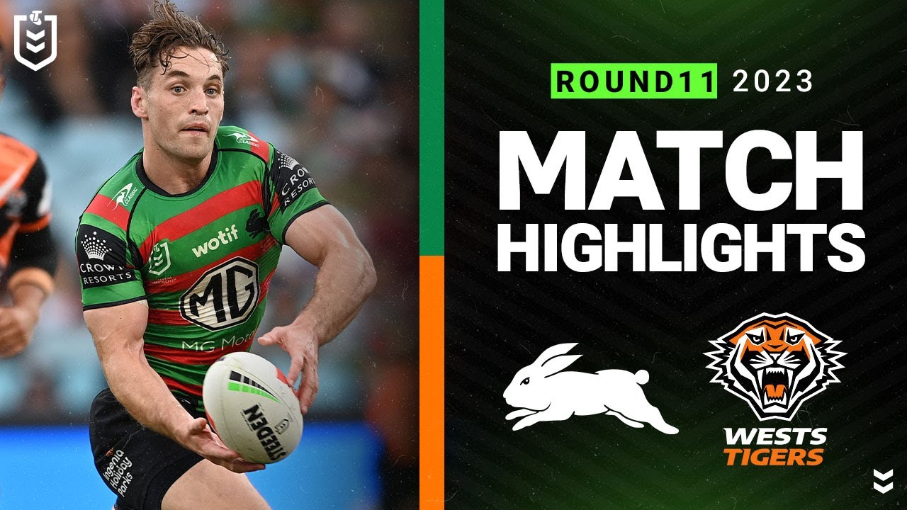 NRL Highlights | NRL 2023 | South Sydney Rabbitohs v Wests Tigers | Match Highlights