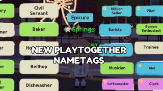 Information How to get the New PlayTogether Name Tags part 1 || PLAY TOGETHER Update