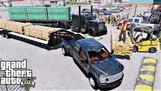 Hurricane Emergency Plywood Delivery Escorted By Florida Highway Patrol in GTA 5