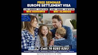 EUROPE SETTLEMENT VISA SEMINAR 27 & 28 May 2026