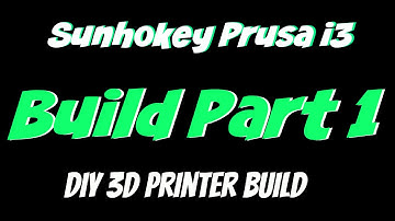 Sunhokey Prusa i3 3D Printer | Build Part 1 - Error made at ~3:40