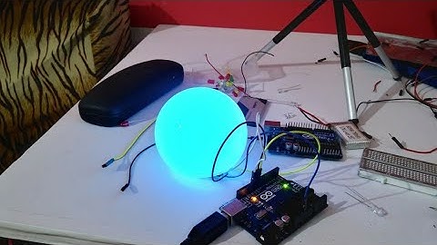 diy RGB led lamp with arduino