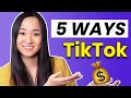 5 WAYS to Make Money on TikTok 2021 🤑