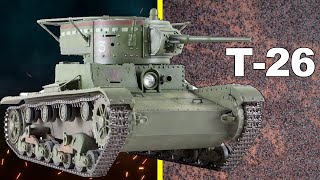 видео: Легкий танк Т-26  ОСНОВНОЙ Советский танк начального периода Второй Мировой картинка: Легкий танк Т-26  ОСНОВНОЙ Советский танк начального периода Второй Мировой