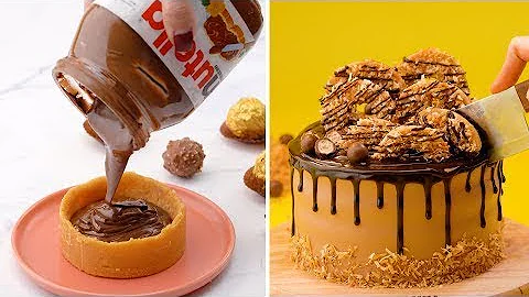 12 Indulgent Chocolate Cake Decorating Ideas | Most Satisfying Chocolate Cake Tutorials