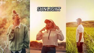 How to Add Sunlight to Photo in Photoshop