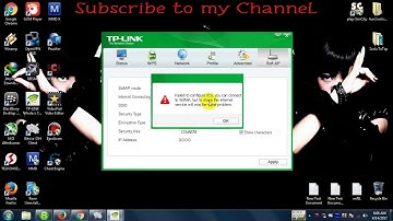 How to FIX !! failed to configure ICS Tp-link TL-WN722N