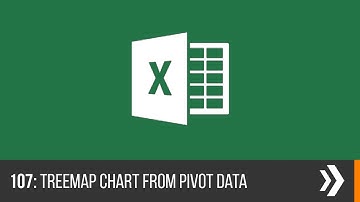 Excel Treemap Chart from Pivot Tables