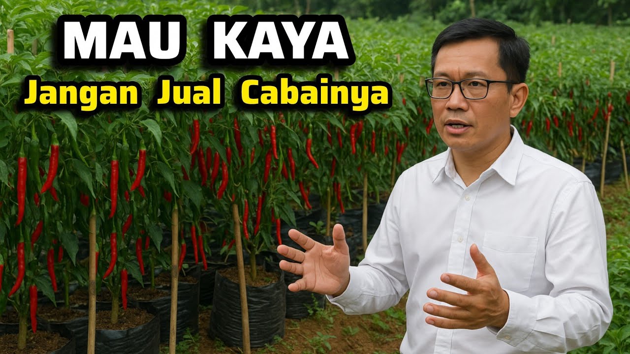 ‼️BISA KAYA JIKA PAKAI CARA INI‼️TEKNIK BISNIS BUDIDAYA CABAI DI POT‼️JANGAN JUAL CABAI NYA‼️