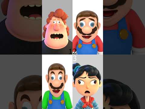 Mario Baby GUGU GAGA TirMac Animation Compilation