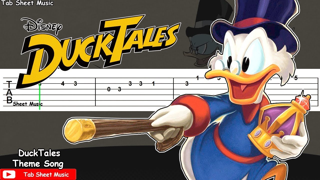 ducktales theme song sheet music