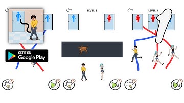 Draw to Pee Gameplay Walkthrough Part 1 - Level 1 ~ 24 (Android)