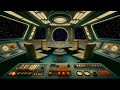 Retro spaceship cockpit ambiance  white noise for relaxation  ideal for deep sleep