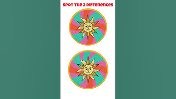 Eyesight challenge brain find the 2 differences #shorts #quiz #puzzle