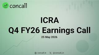 ICRA Q4 FY26 Earnings Conference Call | Concall.in
