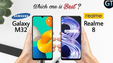 Samsung Galaxy M32 vs Realme 8 || Full Comparison ⚡Which One is Best