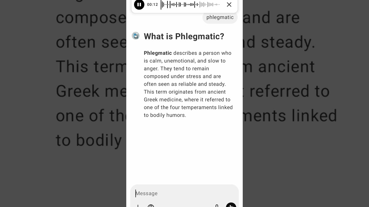 What is Phlegmatic?