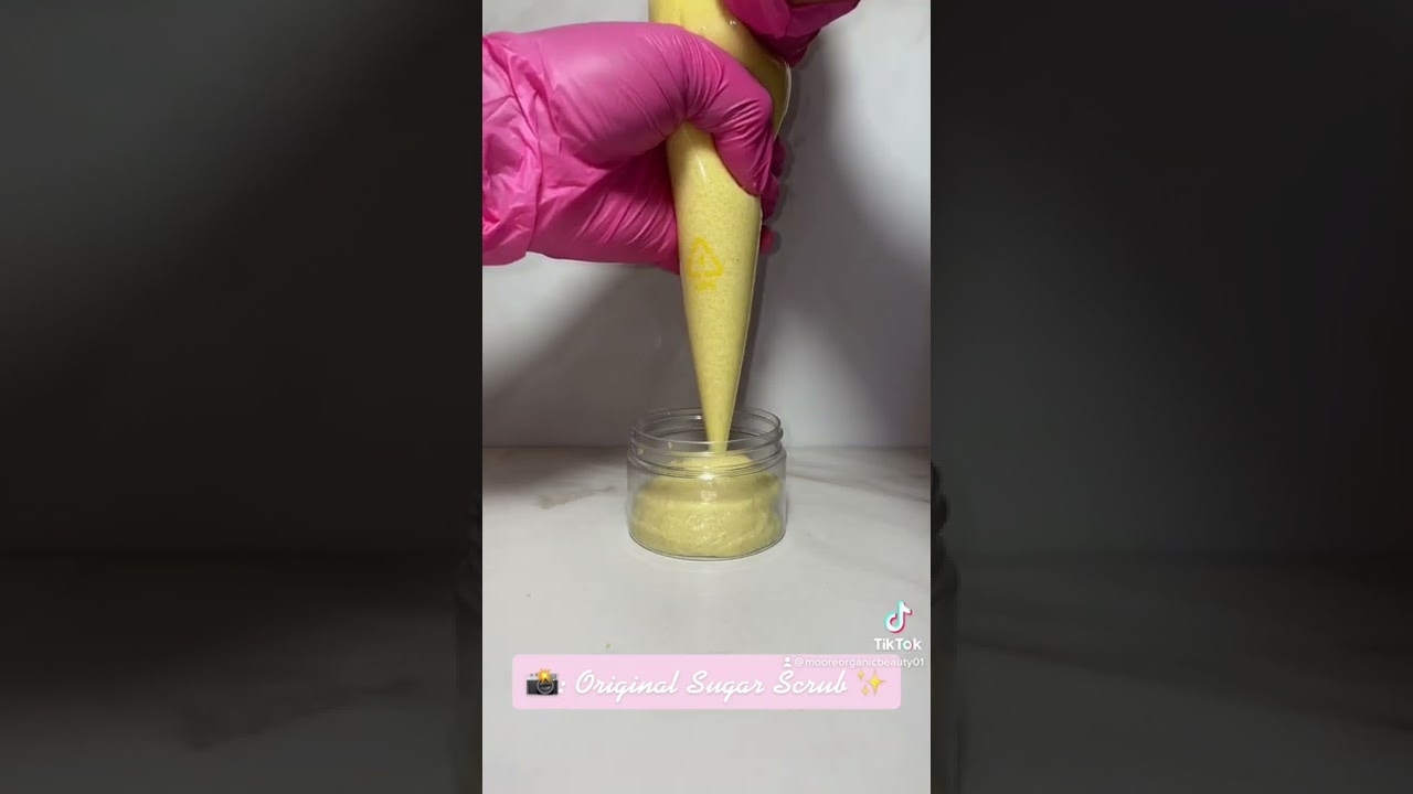 Original Sugar Scrub Piping ASMR 😍✨
