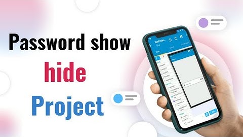 Password show & hide | free download sketchware project | Shortcut Bangla tips