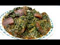 Original Steps to Cooking Afang Soup