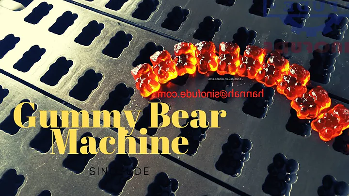 CBD Gummy Machine Soft Jelly Bear Candy Making Machine Gummy Cube Depositing Machine Factory Price