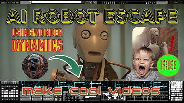 Ai Robot ESCAPES from wonder dynamics lab! LOCK YOUR DOORS! #ai #terminator #apocalypse